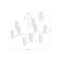 Chandelier ambra, 9xe14, brass color