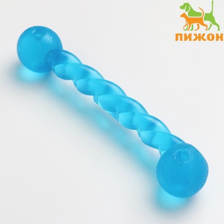 Toy "braid" Malaya, 19 cm, rubber, blue