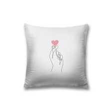 Pillowcase decorative “sign of love”, on lightning, size 45x45 cm