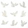 Garland "flying pigeons" 480 cm