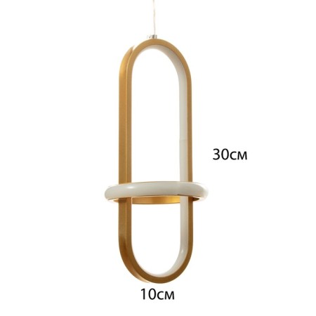 Bra "Liora" LED 20W 3000k gold 15x95 cm-4
