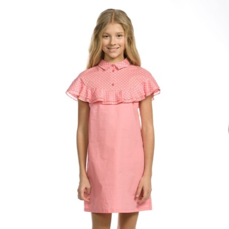 Dress for girls, height 122 cm, pink color