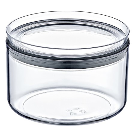 Container EMHOUSE, with a lid and silicone seal, round, 0.45 liters