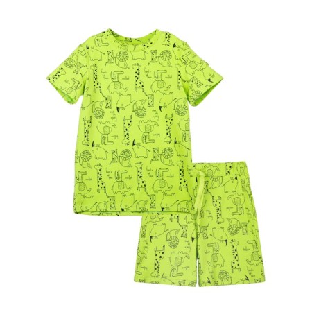 Pajama for the boy PlayTode: T -shirt and shorts, height 110 cm-2
