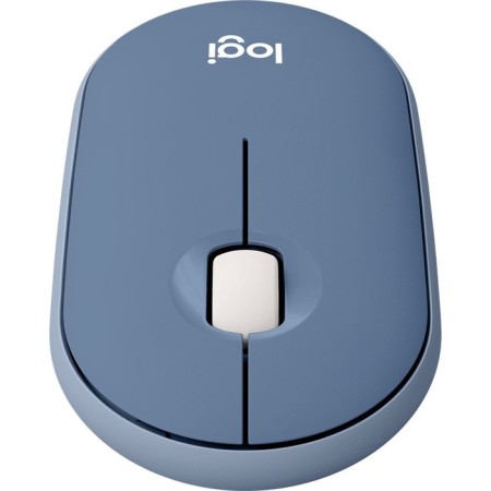 Mouse Logitech Pebble M350 Blue/Blue Optical (1000dpi) Silent Wireless BT/Radio U 107350-2