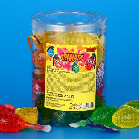 Jelly -like dessert "grenade", assorted, 35 g