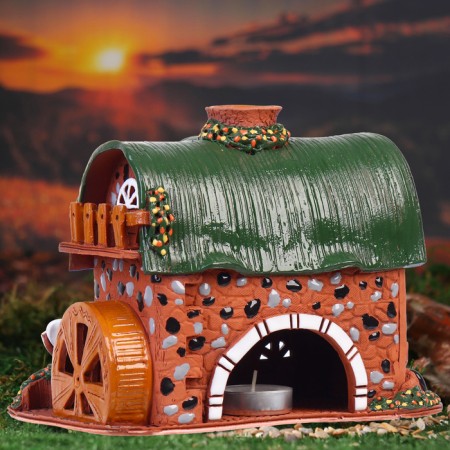 Aroma lace house "Village", 18 cm, handmade 1371846-2