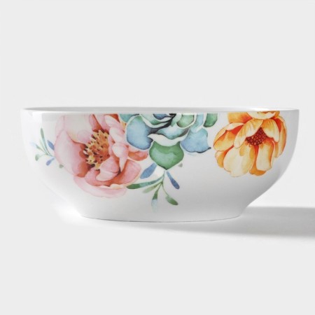 Porcelain shade "Ptashka" 600 ml, d = 15.2 cm, white color-2
