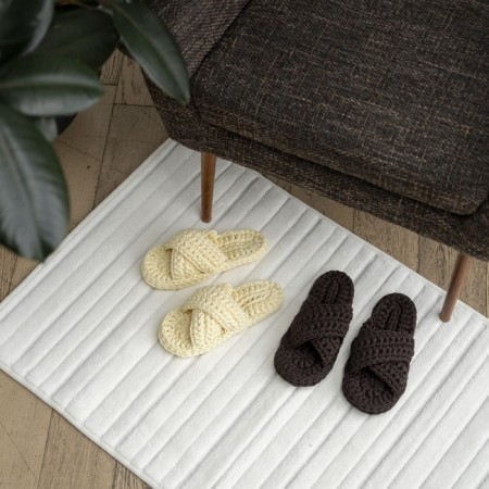 Home slippers "Lera", size 36-37, beige color-2