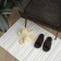 Home slippers "Lera", size 36-37, beige color