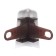 Outdoor angle (external) with fasteners for a skirting board of 55mm "decoration", 001 white
