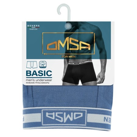 Men's Boxers Omsa 1234, size 50, Jeans color-2