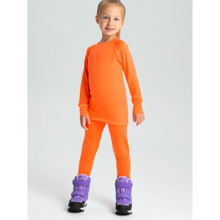 Thermal complex for girls: trousers, sweatshirt, height 98 cm