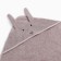 Set of crumb I (towel-angle, mitten, bib), pink, 100% HL, 360 g/m2