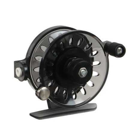 Inertial coil, plastic, diameter 6 cm, guide fishing lines, black color, 109a-5