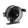 Inertial coil, plastic, diameter 6 cm, guide fishing lines, black color, 109a