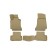 3D mats in the salon for Mercedes-Benz S-Class W205, 2014-, 4 pcs. Beige color