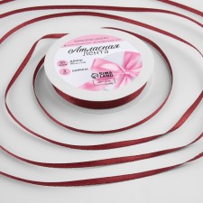 Satin ribbon, 3 mm × 45 ± 1 m, vine color No. 165