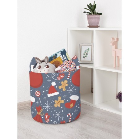 Basket for toys "Gift bag, size 35x35 cm