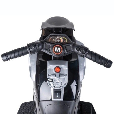 Electric car children's farfello "Tecycle", black color-3