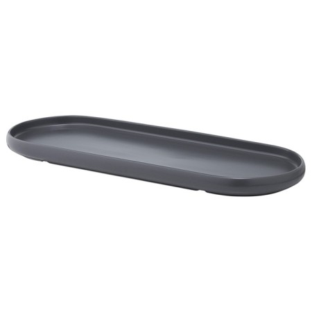 Oval dish TKANO Essential, dark gray color