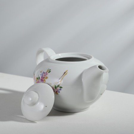 Tea Service "Daching Bagoon", 14 items: a teapot, sugar tower, 6 cups, 6 saucers-5