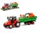 Tractor inertial "Farmer", with a trailer, color mix