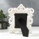 Photo frame plastic 10x15 cm "Royal lush leaves" white 28x20.5 cm