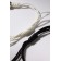 Bracelets "Demetrons" female, masculine principle, black and white color, 7cm