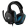Headphones with a microphone Logitech G432 Black/Blue 2M Monitoring Head Head (981-000770)