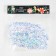 Garland "tinsel" 1 m dew, ip20, mother -of -pearl thread, 22 LED, 6 layers, d = 5 cm, glow warm white, CR2032x2