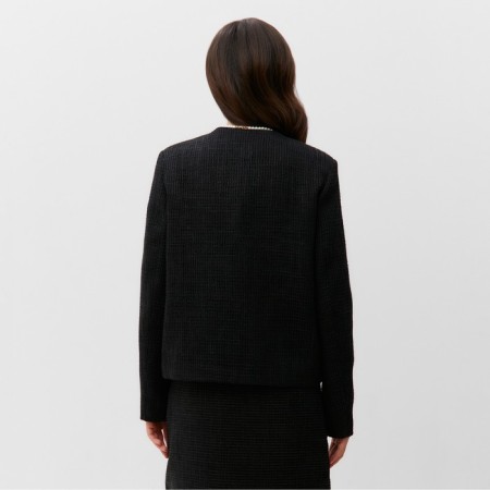 Women's tweed jacket MIST R.48, black-3