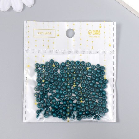 Glass beads 6/0 "sapphire-blue" 15 grams-2