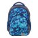 School backpack, textiles, luris print Camouflage blue, 30x17x44 cm