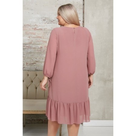 Women's dress, size 58, pink color-6