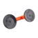 Vacuum suction cups double for gluing glasses into the car, d 12 cm, orange