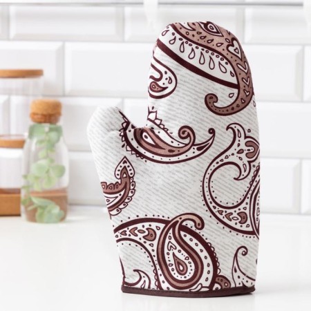 Varezhka-Open "Ethel" Eastern patterns 20x27cm, 100% cotton, 250g/m2 (bilateral)