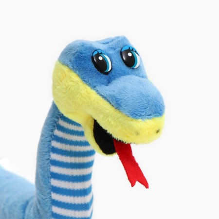 Soft toy "Snake", with a striped belly, 42 cm, color mix-4