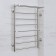 Terminus heated towel rail "Ancona" P8, 500x800 mm, lower connection, chrome