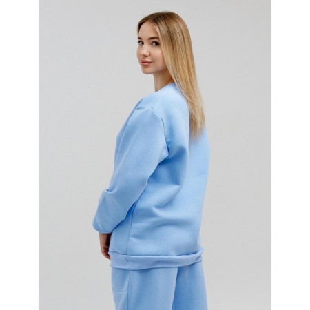 Women's sweel down with comb, size 52, blue color-8