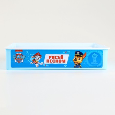 A tablet for drawing with sand "Puppy Patrol", 27 x 39 cm, sand 1 kg, stickers, set for creativity-4