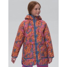 Vetrovka for girls, height 128 cm, chocolate color