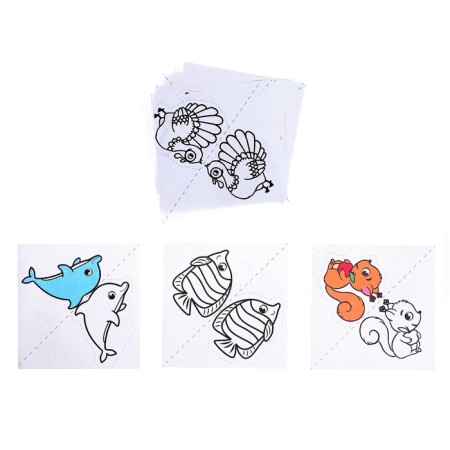 Developing set "Funny animals", 20 tasks, 3+-1