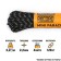 Paracord 275 reflective, nylon, black, d - 2.2 mm, 10 m