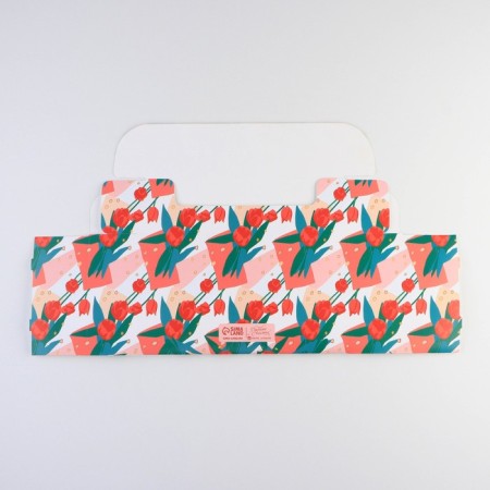 Box for eclairs, confectionery packaging, 4 inserts, “You are beautiful”, 25.2 x 15 x 7 cm-5