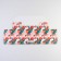 Box for eclairs, confectionery packaging, 4 inserts, “You are beautiful”, 25.2 x 15 x 7 cm