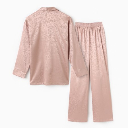 Female pajamas (shirt, trousers) KAFTAN "Leopard", Golden, R.48-50-10
