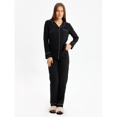 Women's set (shirt and trousers) KAFTAN LEO Black Collection Rr 52-54-1