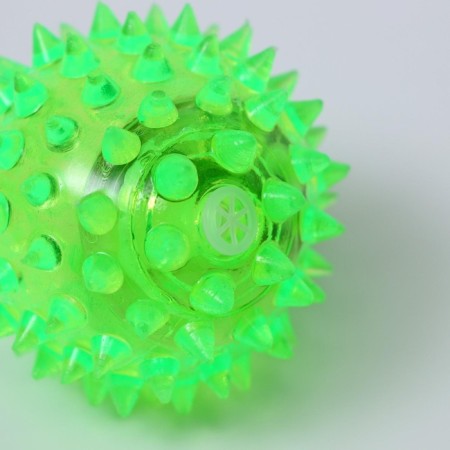 The ball glowing for dogs is medium, tpr, 5.5 cm, green-2