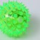 The ball glowing for dogs is medium, tpr, 5.5 cm, green